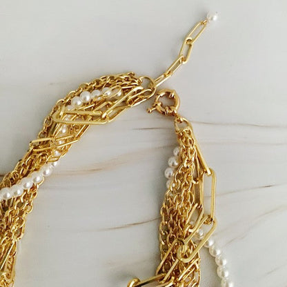 Multi Chain Pearl Necklace Shop Style & More | Fresh Looks, Everyday Deals & Free Shipping
