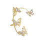 Elegant Butterfly Ear Clips | No-Piercing, All-Season, Plated K, Glass Mosaic, By Yugeweer NovaCart