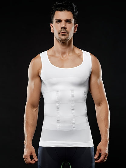 Men's Compression Body Shaper Tank Top, Slimming Vest NovaCart