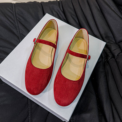 Women's Flat Vintage Mary Jane Pumps FitiqueFit