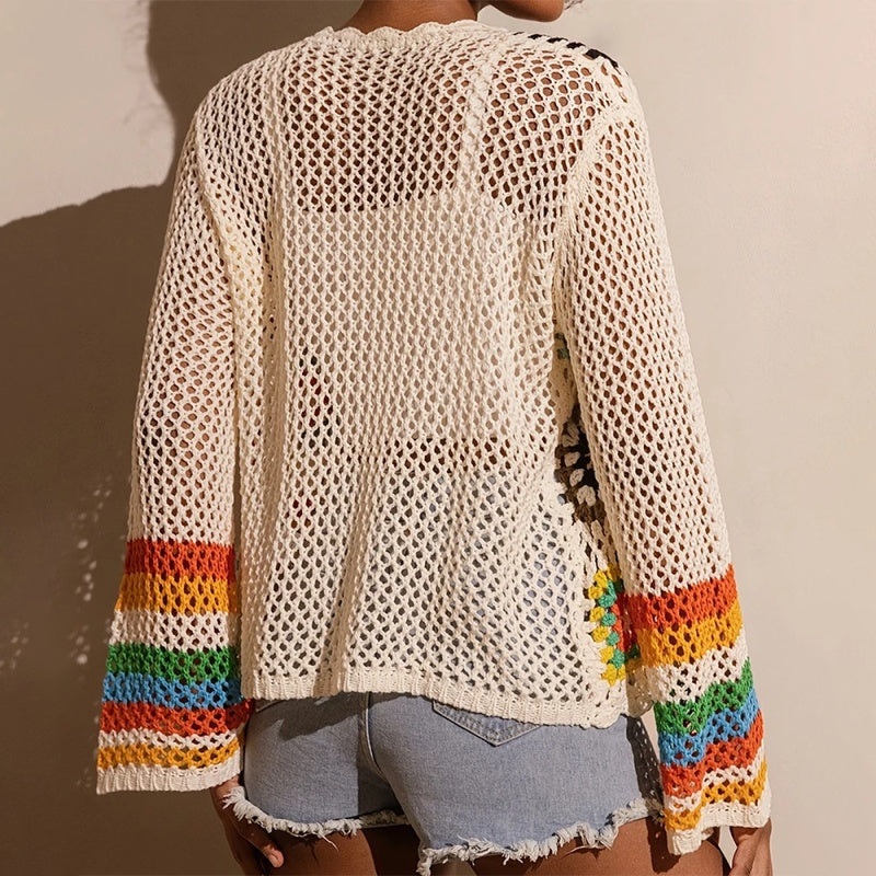 Women's Elegant Crochet Cardigan FitiqueFit