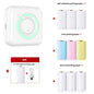 Compact and Colorful Mini Thermal Printer: Bluetooth Wireless Portable Pocket Label Maker for Stickers