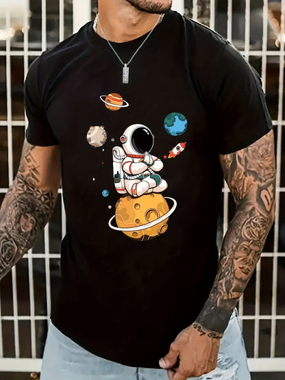 Men’s Astronaut Graphic Shirt FitiqueFit
