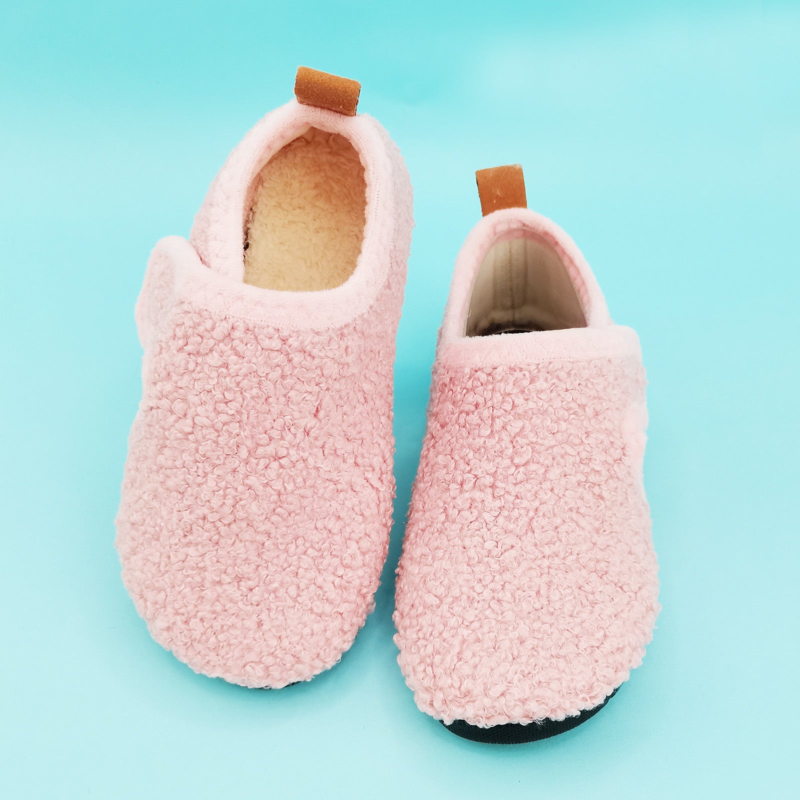 2022 New Spring Winter Cute Girl Home Shoes Thicken Soft Sole Baby Socks Shoes Toddler Warm Lightweight Floor Shoes Little Kids Fashion Faux Fur NovaCart
