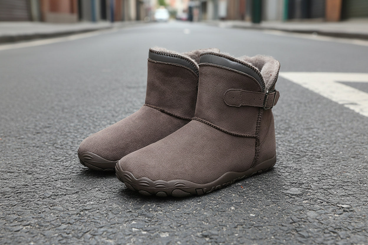 Unisex Warm Fleece-Lined Snow Boots – Anti-Slip Winter Boots for Men & Women FitiqueFit