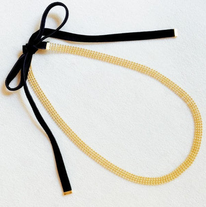 Ties On The Back Golden Choker Necklace Shop Style & More | Fresh Looks, Everyday Deals & Free Shipping