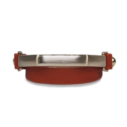 Sash Leather Bracelet- Orange Shop Style & More | Fresh Looks, Everyday Deals & Free Shipping