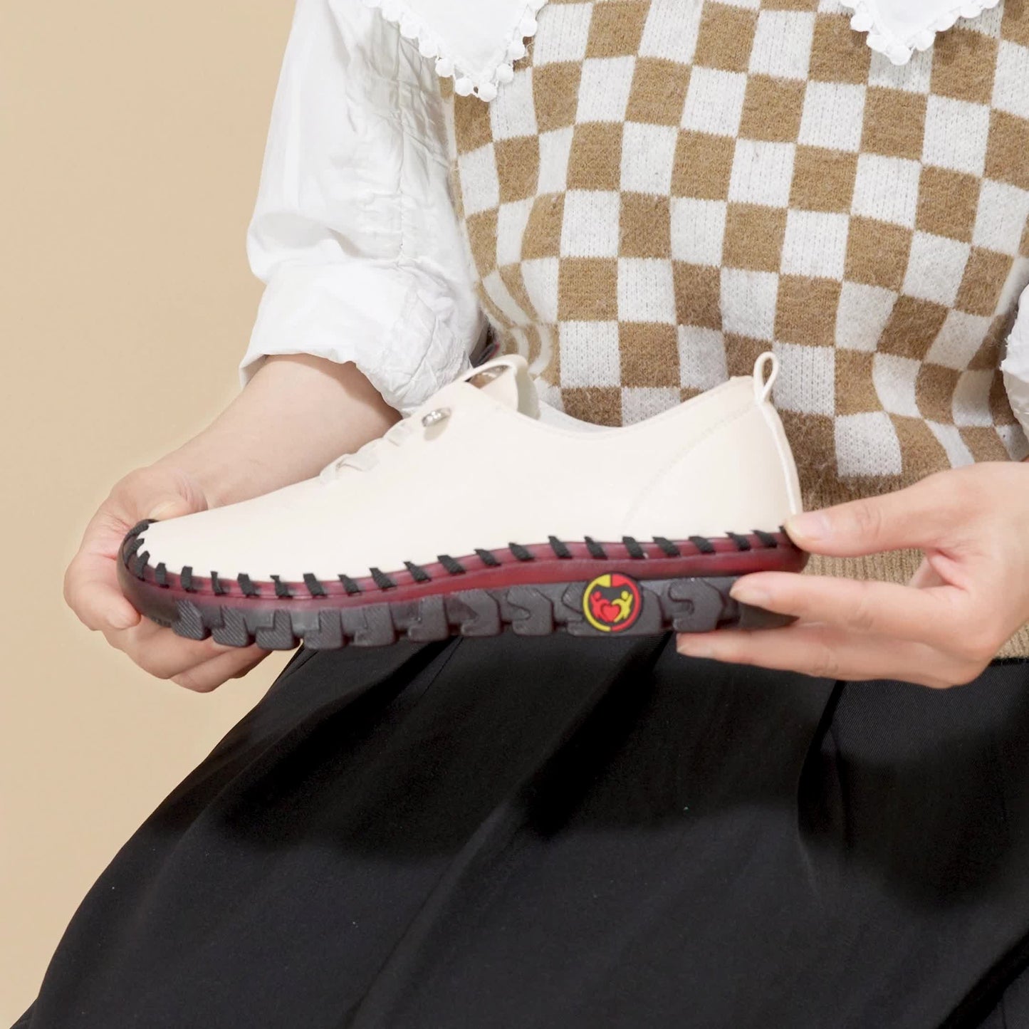 Spring/Autumn 2022 New Style Soft Sole Casual Mom Shoes, Flat Shoes for Women, Breathable and Comfortable Genuine Dance Shoes for Square Dancing, Women Shoes NovaCart