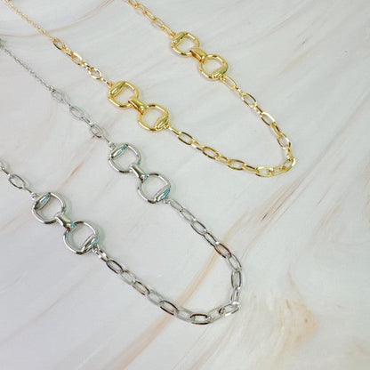 Double Equestrian Chain Necklace Shop Style & More | Fresh Looks, Everyday Deals & Free Shipping