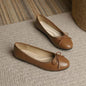 Women's Classic Egg-Roll Edge Slip-On Flats – Chanel-Inspired Round Toe Pumps FitiqueFit