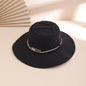 Wide-Brim Leather Patch Fisherman Hat – UV Sun Protection Outdoor Hat FitiqueFit