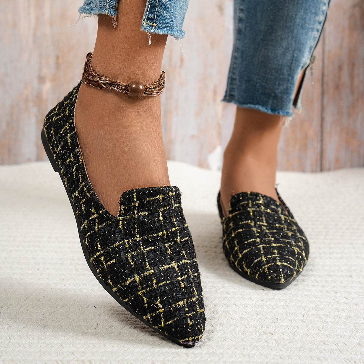 Women’s Flat Pointed-Toe Thin Shoes — Casual Everyday Flats FitiqueFit