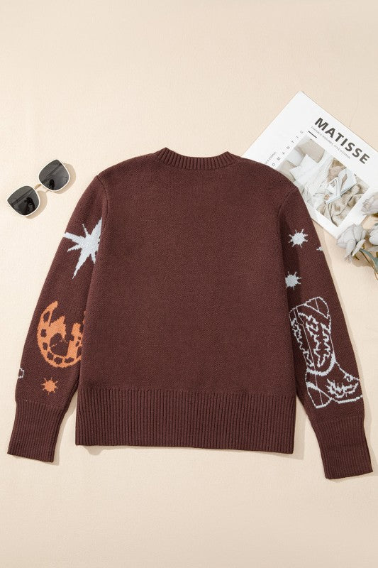 Western Cowgirl Crewneck Sweater Shop Style & More | Fresh Looks, Everyday Deals & Free Shipping