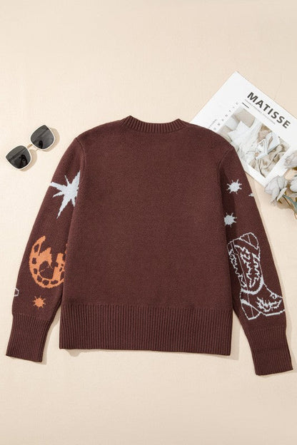 Western Cowgirl Crewneck Sweater Shop Style & More | Fresh Looks, Everyday Deals & Free Shipping