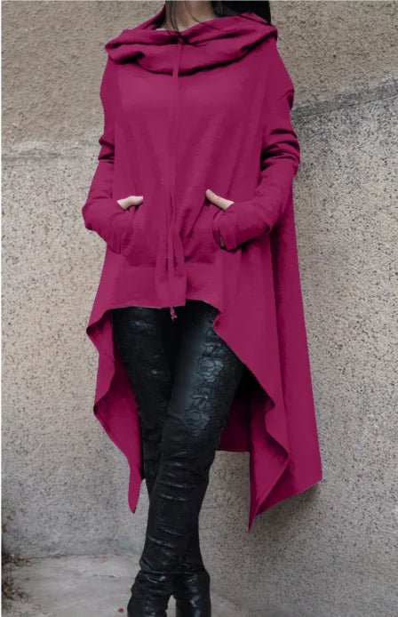 Thickened Stand Collar Zipper Plaid Sweatshirt for Women