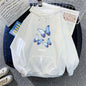 "Plus Size Women's Fleece Hooded Sweater for Students"