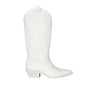 Vintage Women's Chunky Heel High Cowboy Boots