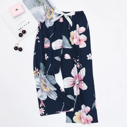 Cotton Sleep Pants - Loose Casual Printed