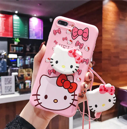 Cute Snoopy Phone Case with Stand and Protector