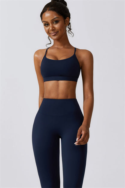 Juno Star Sports Bra Leggings 2-Piece Set Fitglutes Activewear Gymwear Sportswear & Workout Clothes
