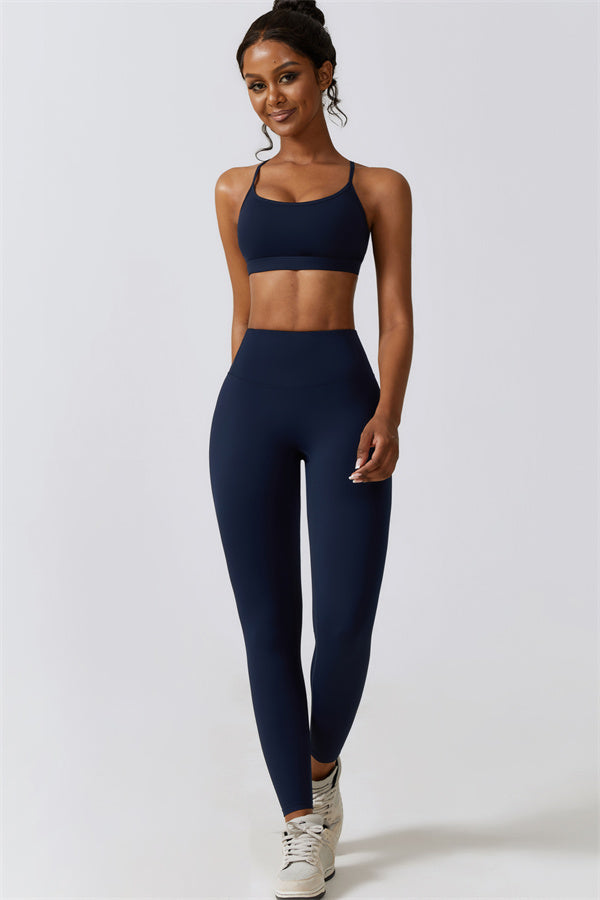 Juno Star Sports Bra Leggings 2-Piece Set Fitglutes Activewear Gymwear Sportswear & Workout Clothes