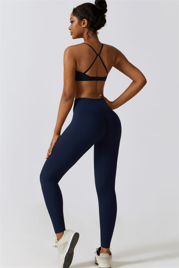 Juno Star Sports Bra Leggings 2-Piece Set Fitglutes Activewear Gymwear Sportswear & Workout Clothes