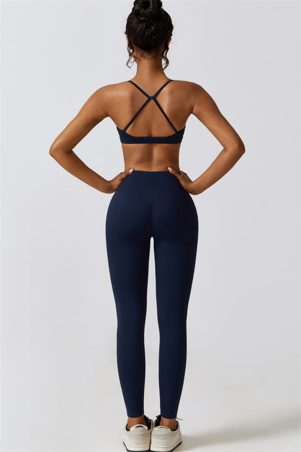 Juno Star Sports Bra Leggings 2-Piece Set Fitglutes Activewear Gymwear Sportswear & Workout Clothes