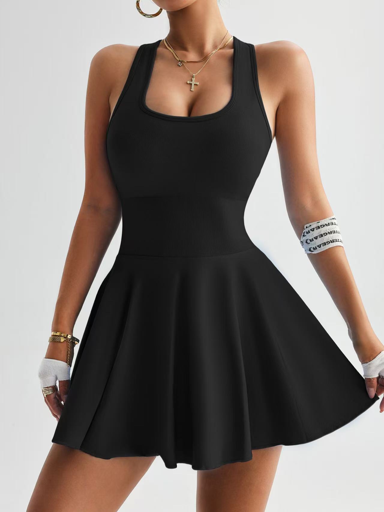 Women’s High Waist Yoga Dress FitiqueFit
