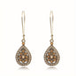 Boho Teardrop Earrings Alloy Ethnic Beads Flower Earrings Colorful Ear Jewelry NovaCart