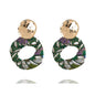 Stylish Alloy Pearl Fabric Earrings