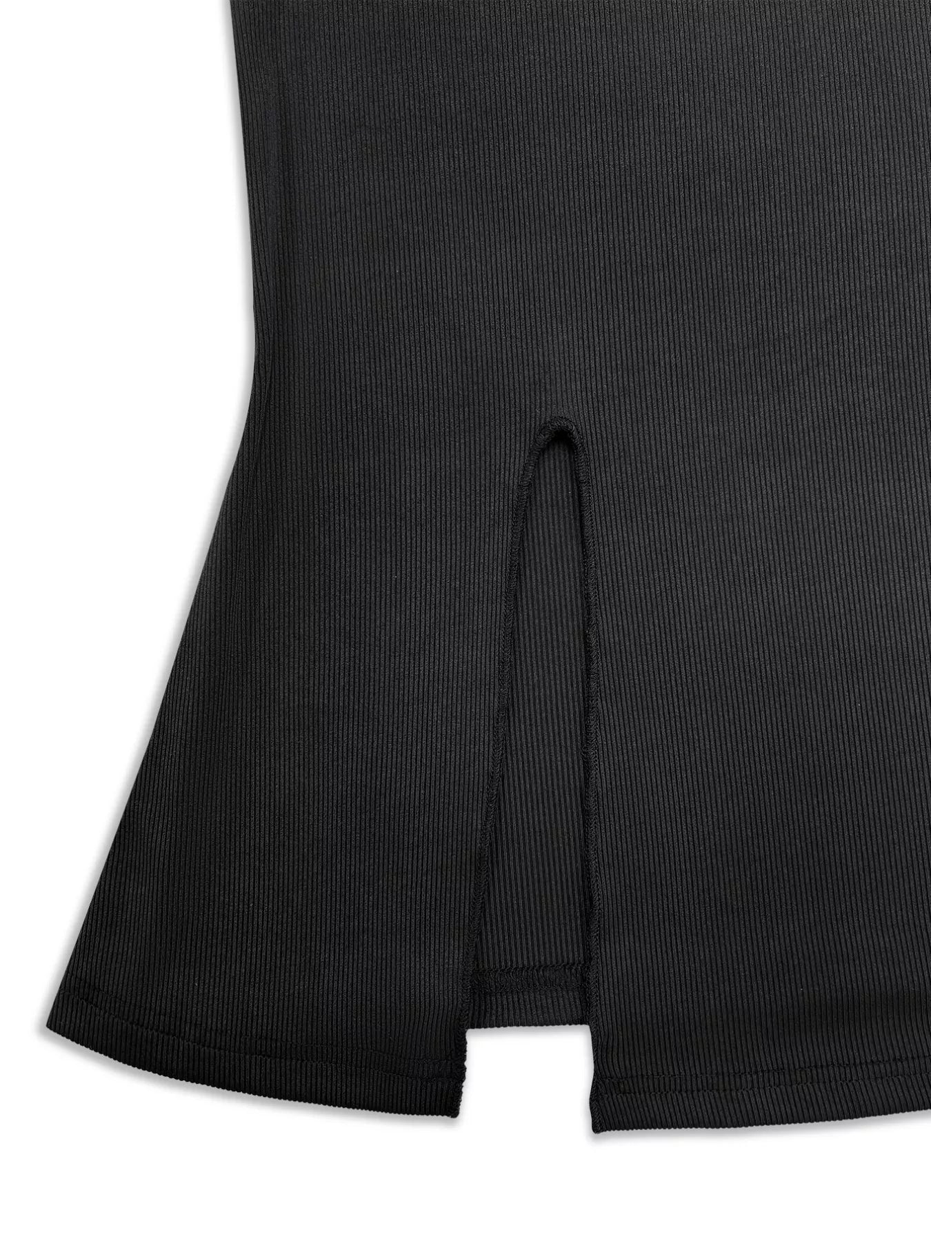 Plus Size Slit Round Neck Cami See size chart under “more details” The Fashion Celestial