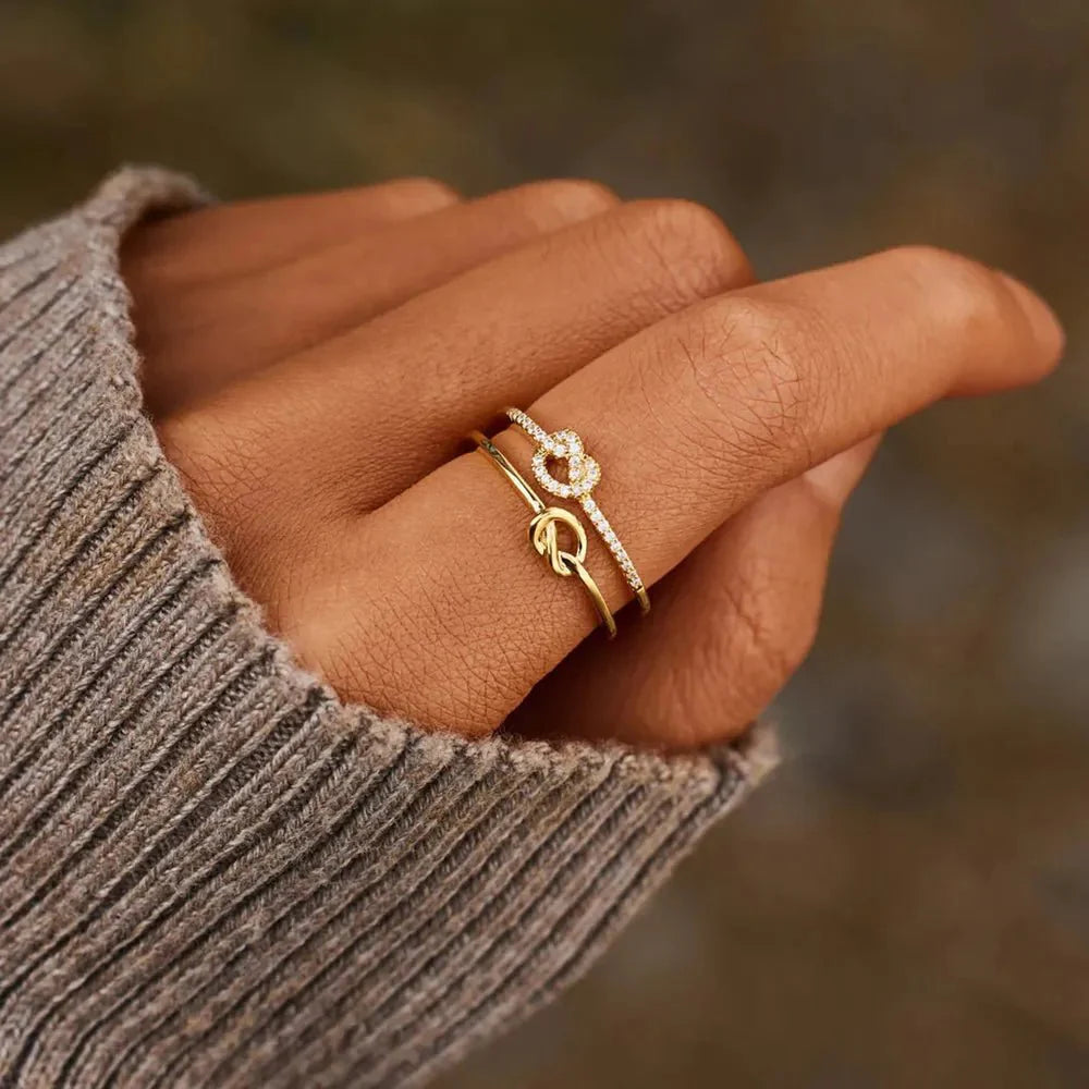 EmberBind Knot Ring Ivory Embers