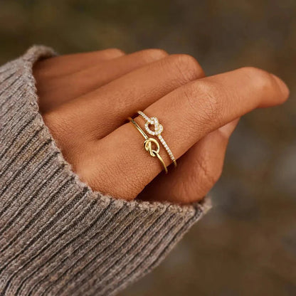 EmberBind Knot Ring Ivory Embers
