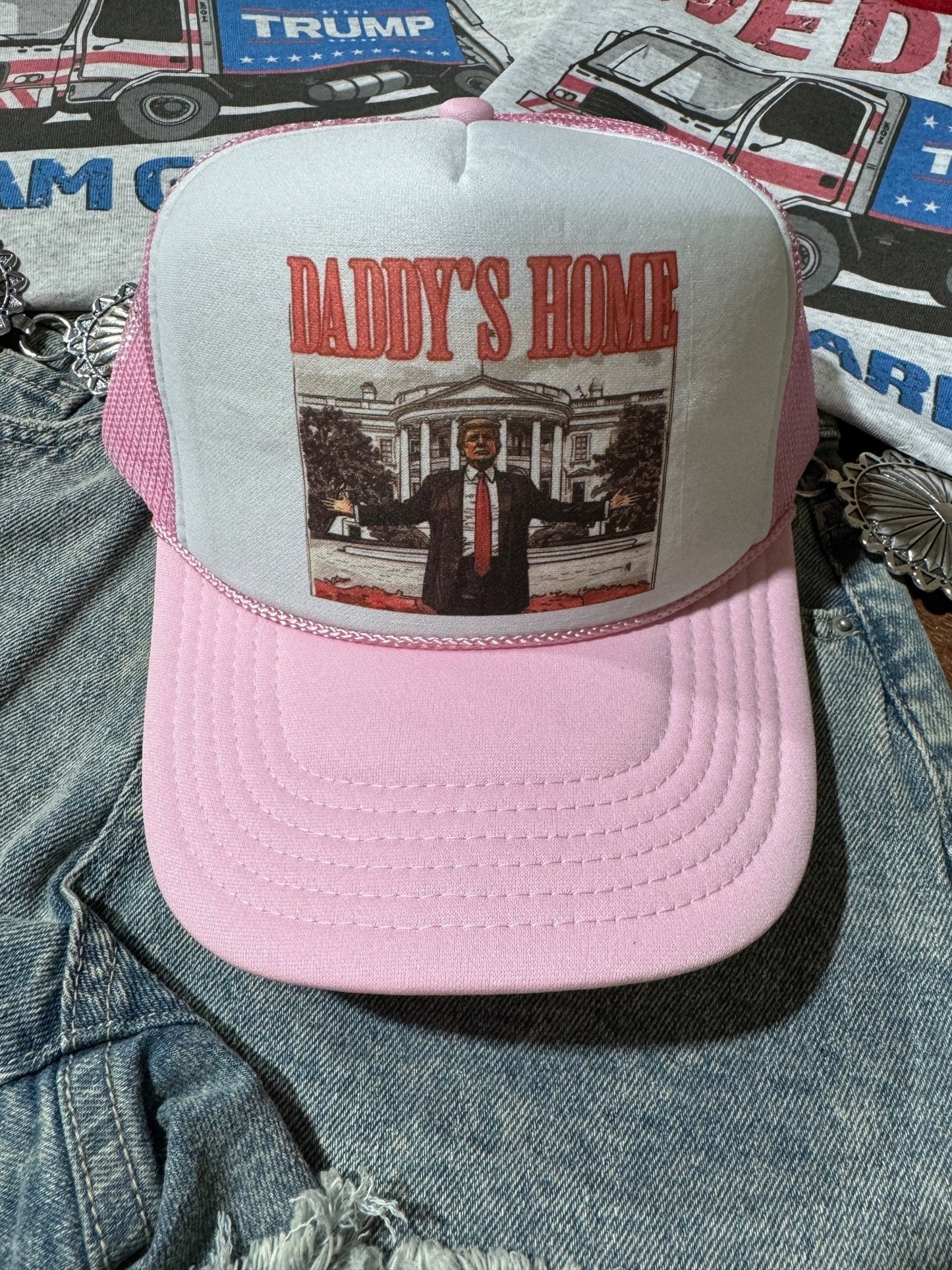 Daddy's Home Trump Trucker Hat Wild Junkie