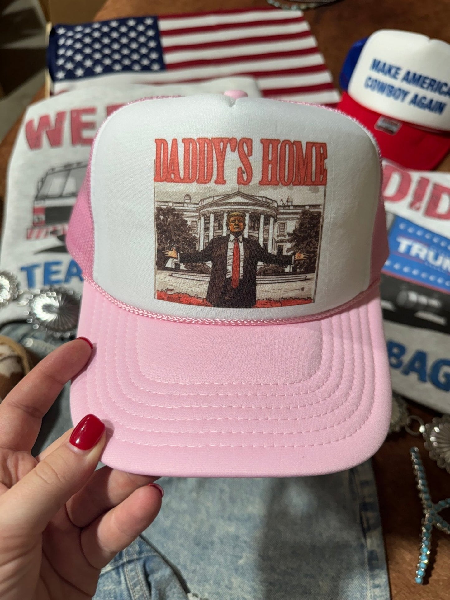 Daddy's Home Trump Trucker Hat Wild Junkie