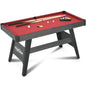 REAHOISY Pool Table 4.5Ft Wooden Billiard Tables for Kids Portable Pool Game Tables 16 Balls 2 Cue Sticks 2 Chalks and Brush for Family Party (Red) New Era Fashion LLc
