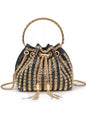 Rhinestone Embellished Bucket Crossbody Bag New Era Fashion LLc