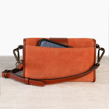 Dalton - Horse Bit Crossbody Luxury Leather Handbag in Cognac on Cognac Urban-Equestrian