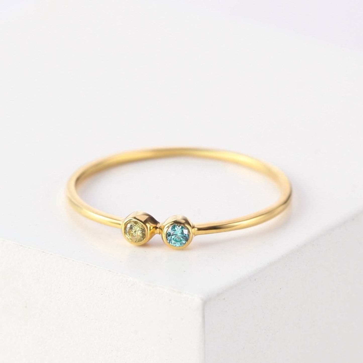 EmberTrue Birthstone Bands Ivory Embers