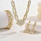Dazzling 3-Piece Full Rhinestones Jewelry Set (MAC317) Mariam's Collection