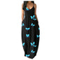 Casual Print Plus Size Sling Long Dress Grayceful LLC
