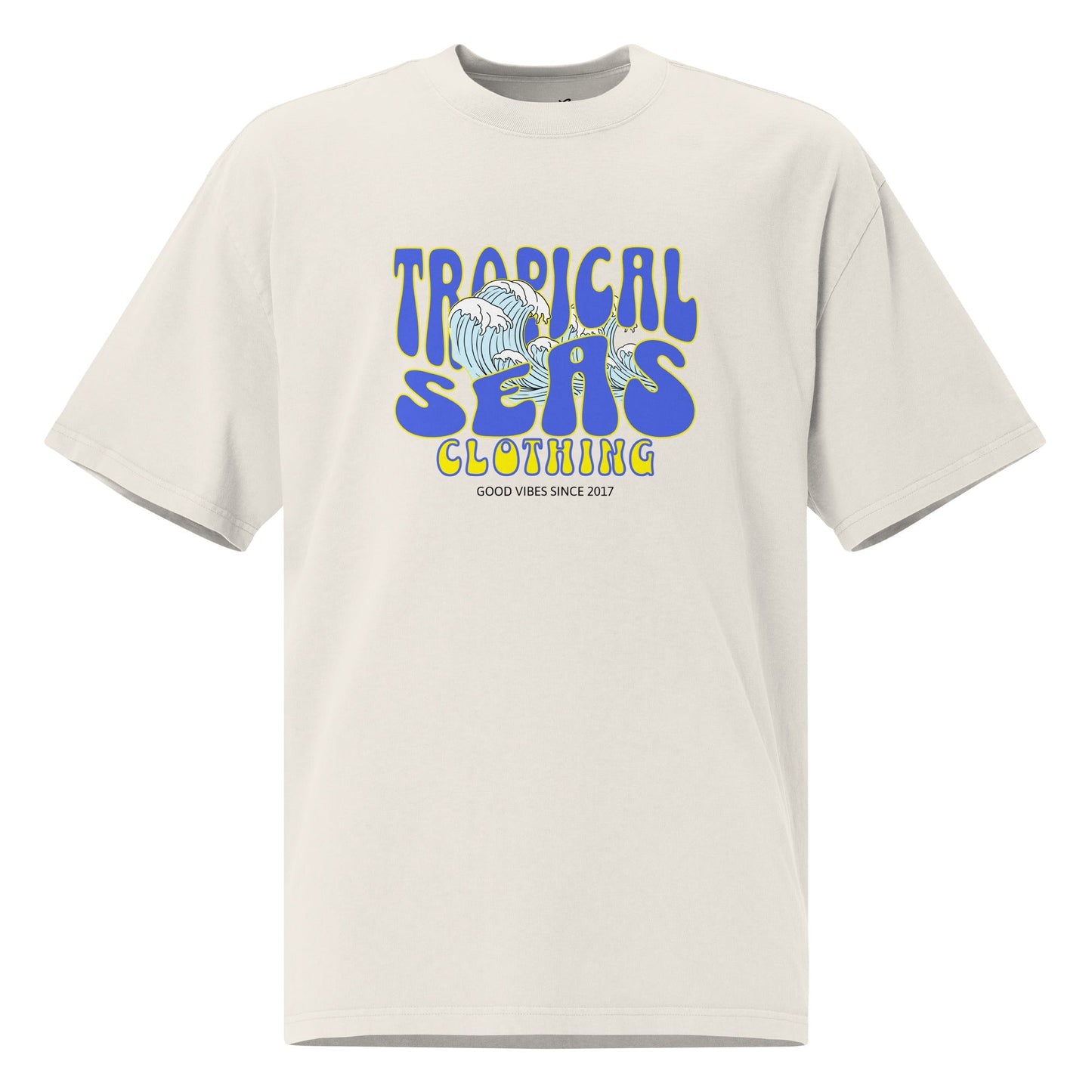 Oversized Wild Tropical Seas faded t-shirt New Era Fashion LLc