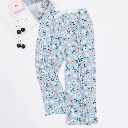 Cotton Sleep Pants - Loose Casual Printed