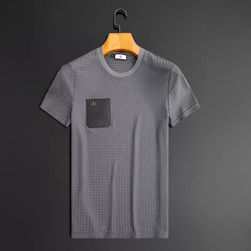 Anti-Wrinkle Flex Suit Mens Short Sleeve Slim Fit Shirts FitiqueFit