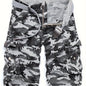 Mens Relaxed Fit Cotton Cargo Shorts  Summer Style