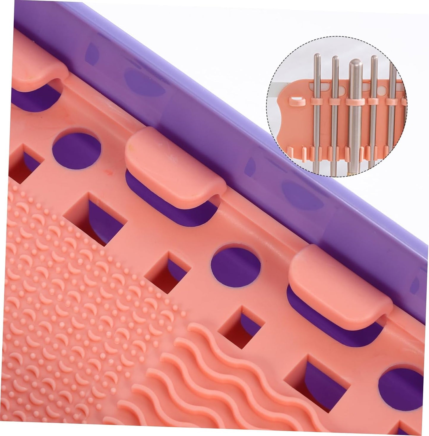 Makeup Brush Cleaning Box Portable Makeup Brush Drying Holder for to Clean and Organize Compact Design for Women