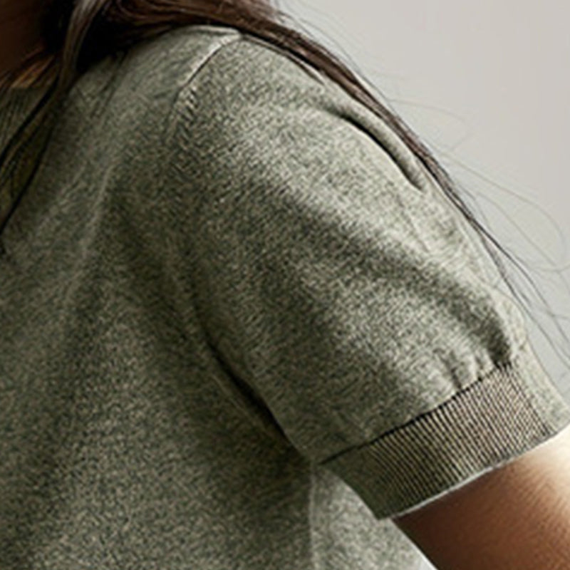 Women’s Soft Stretch Minimalist T-Shirt – Everyday Slim Fit Top FitiqueFit