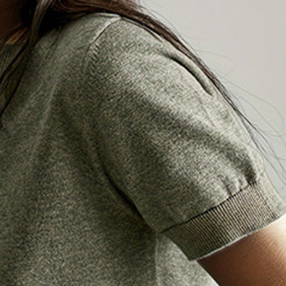 Women’s Soft Stretch Minimalist T-Shirt – Everyday Slim Fit Top FitiqueFit