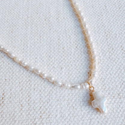 Genuine Freshwater Pearl Cross Necklace Shop Style & More | Fresh Looks, Everyday Deals & Free Shipping