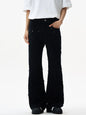 Men's Frayed Hem Flare Jeans New Era Fashion LLc